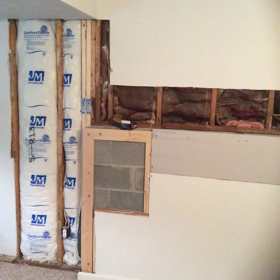 Wall insulation replacement during Odor Removal & Deodorization in Boone